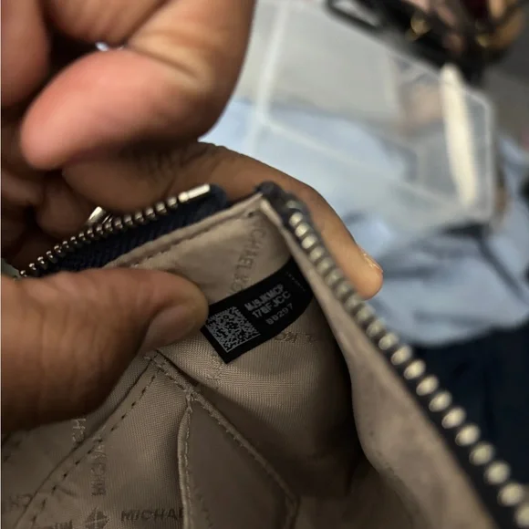 Michael Kors Navy Wristlet Clutch - Picture 4 of 4